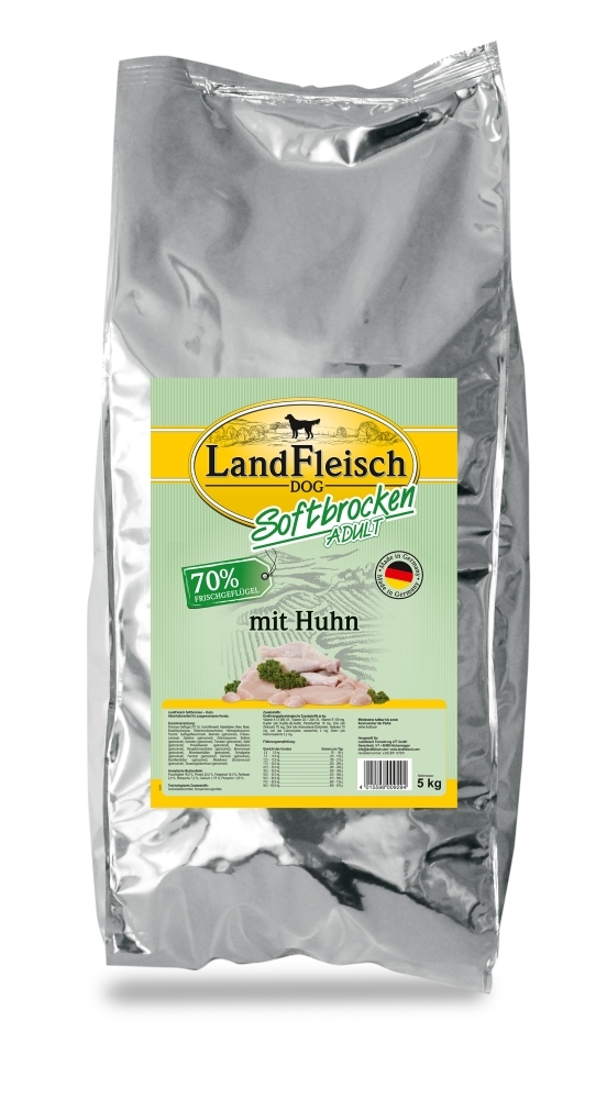 Landfleisch Karma Sucha, Landfl. Softbrocken Kurczak 5kg