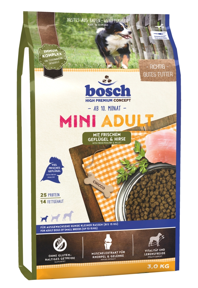 Bosch, Bosch Mini Poultry+Millet 1kg