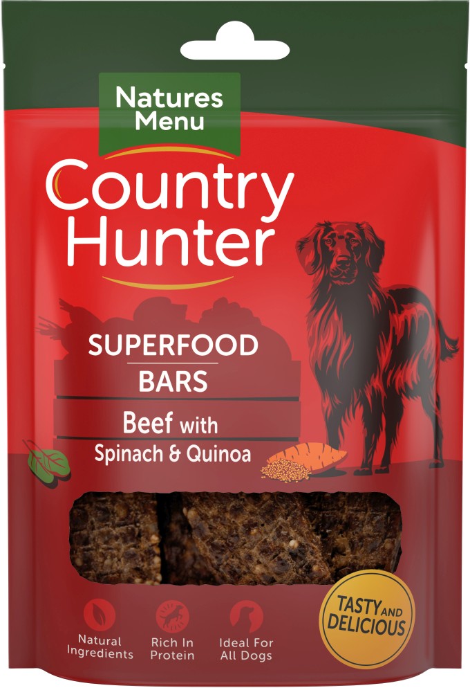 Natures Menu,Couhu Bars Beef+Spinach 100g