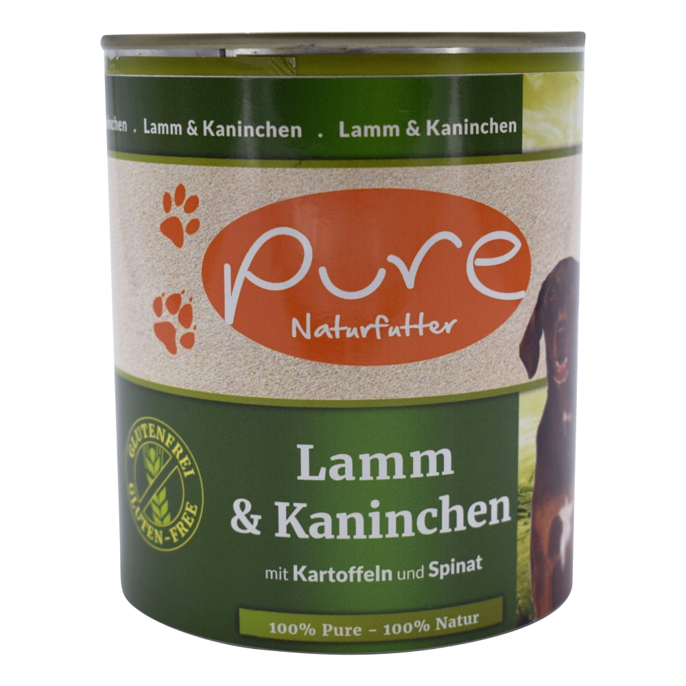 Pure Natural Food,Pure Dog Lamb+Cani Glufr 800gd