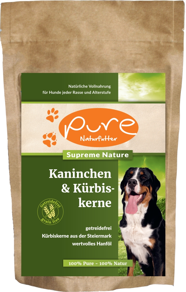 Pure Natural Food,Pure Dog Sn Kani+Ku Getrfr400g