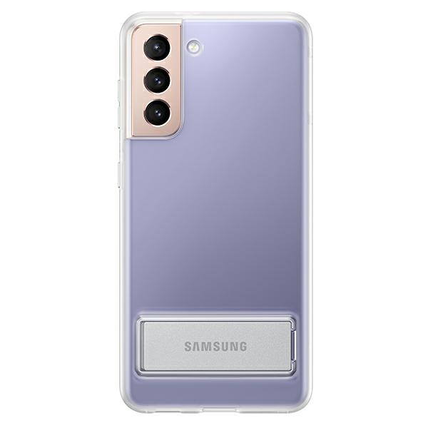 Samsung Ef-Jg996 Clear Standing Cover G996f Galaxy S21+ Przezroczyste Etui Oringal Protective Cover Etui Na Telefon Komórkowy