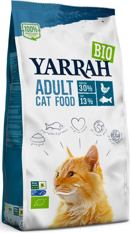 Yarrah Cat Chicken+Fish 800g