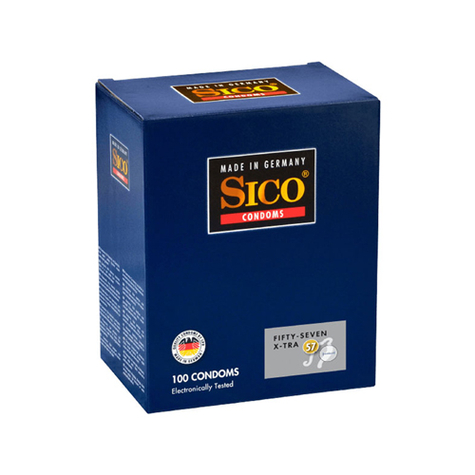Sico X-Tra Condoms 100 Condoms