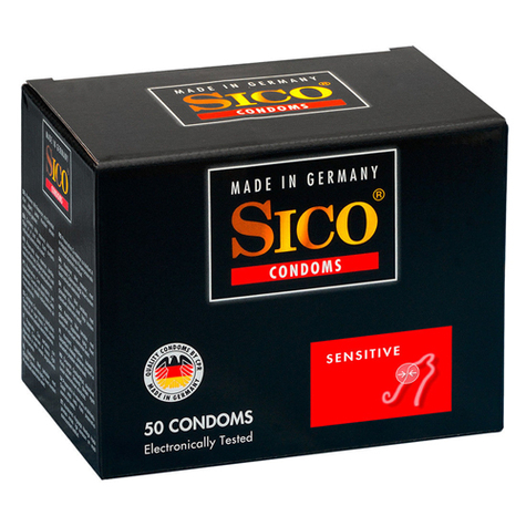 Prezerwatywy Sico Sensitive - 50 Szt