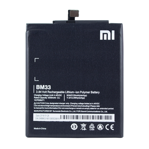 Xiaomi Bateria Litowo-Jonowo-Polimerowa Bm33 Xiaomi Mi 4i 3000mah