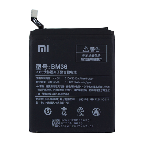 Xiaomi Bateria Litowo-Jonowa Bm36 Xiaomi Mi 5s 3100mah