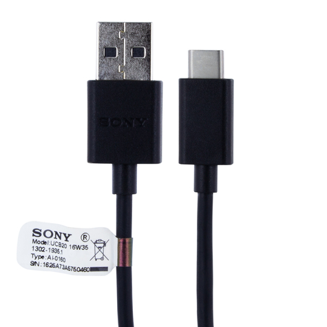 Sony Ucb30 Kabel Ładujący Usb Do Usb Typu C 1m Czarny