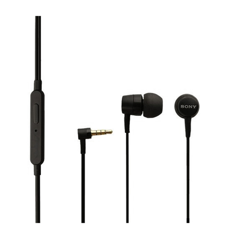 Sony Mh750 Zestaw Słuchawkowy Stereo Złącze 3,5 Mm > Czarny