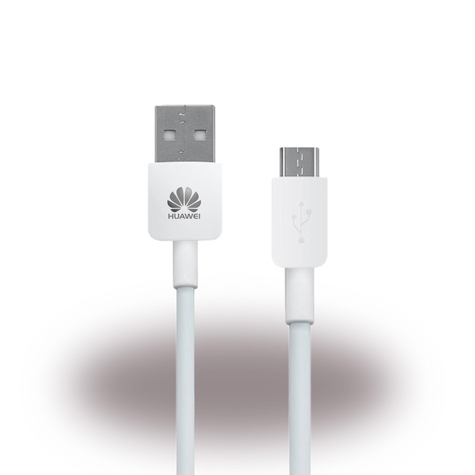 Huawei Kabel Ładujący / Kabel Do Transmisji Danych Micro Usb 1m Biały