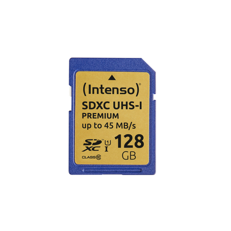 Karta Pamięci Intenso Secure Digital Card Sd Class 10 Uhs-I 128 Gb