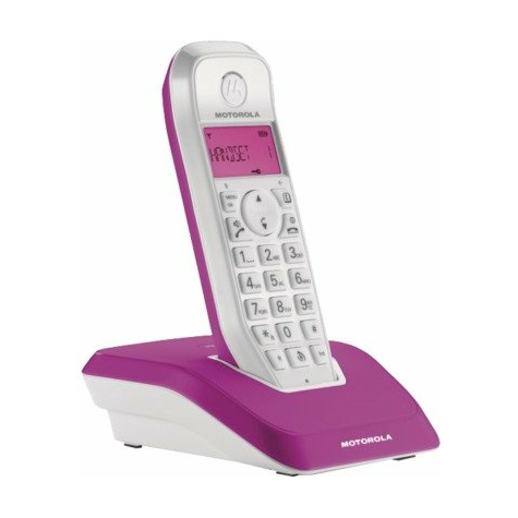Telefon Bezprzewodowy Motorola Startac S1201 Dect, Różowy