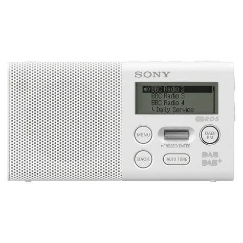 Sony Xdr-P1dbp Radioodbiornik Dab+, Biały