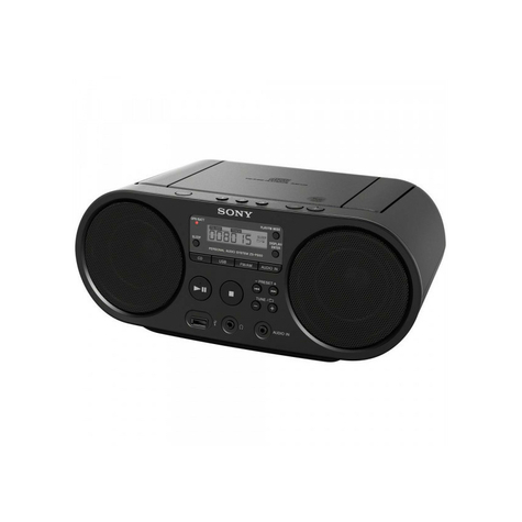 Sony Zs-Ps55b Boombox Cd/Odtwarzacz Radiowy, Dab+, Czarny
