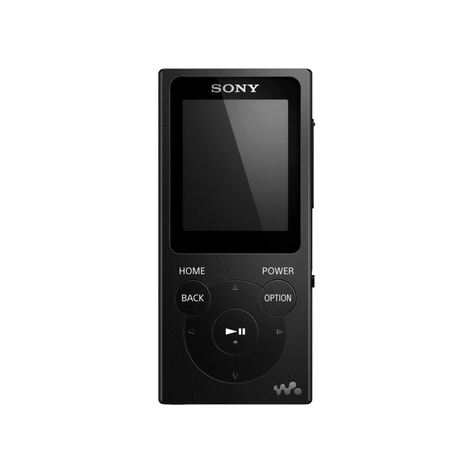 Sony Nw-E394 Walkman 8 Gb, Czarny