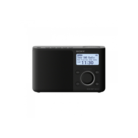 Sony Xdr-S61d Radio Cyfrowe Dab/Dab+, Czarne