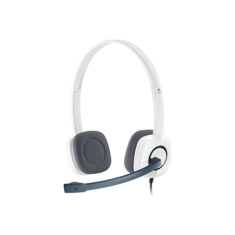 Logitech H150 Kabelgebundenes Beidseitiges Headset Stereo Coconut 981-000350