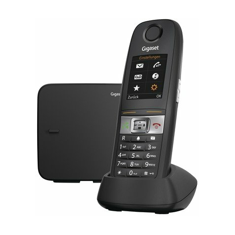 Gigaset E630 Schnurloses Festnetztelefon (Analog), Schwarz
