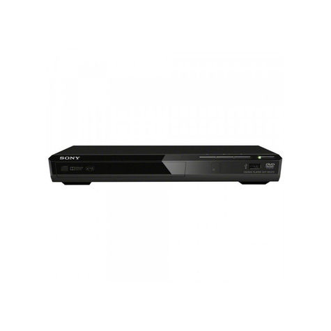 Sony Dvp-Sr370 Dvd-Player Mit Usb Schwarz