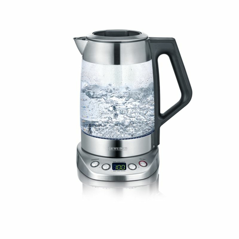 Severin Wk 3479 Glas-Tee-/Wasserkocher 1,7 Liter Glas/Edelstahl