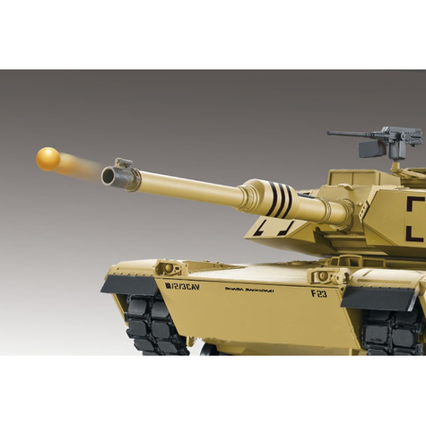 Czołg Rc "M1a2 Abrams" 1:16 Heng Long -Smoke&Sound + Metalowa Przekładnia I 2,4ghz