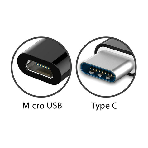 Adapter Usb Typ-C - Usb Micro (Srebrny)