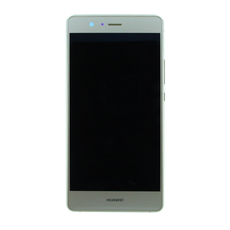 Huawei P9 Lite Oryginalny Zamiennik Wyświetlacza Lcd / Ekranu Dotykowego Z Ramką Złoty