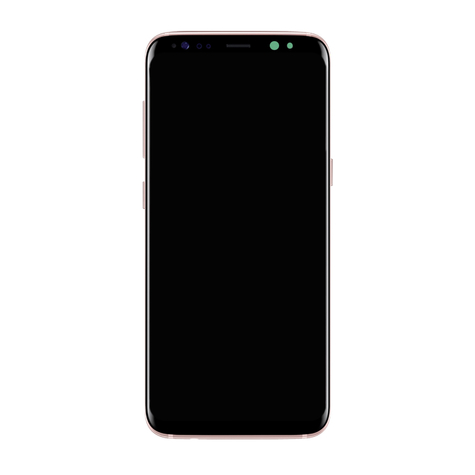 Samsung G950f Galaxy S8 Oryginalny Zamienny Wyświetlacz Lcd / Ekran Dotykowy Z Ramką Różowy