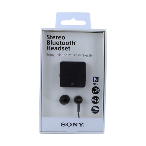 Sony Sbh24 Stereofoniczny Zestaw Słuchawkowy Bluetooth Czarny
