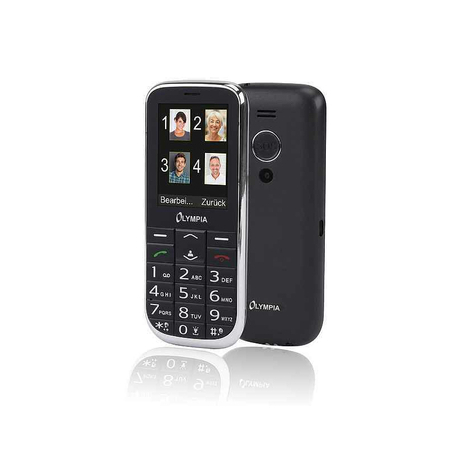 Olympia Joy Ii 6,1 Cm (2,4 Cala) 64 G Czarny Telefon Z Aparatem Fotograficznym 2219