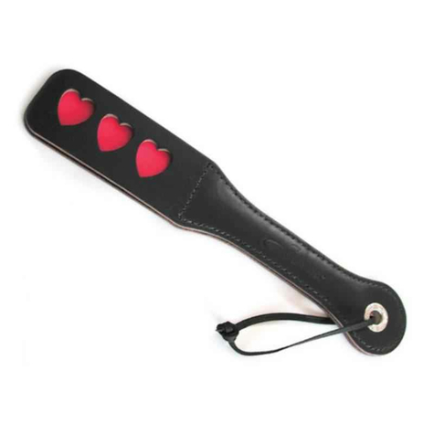 Heart Impressions 12inch, Leather Paddle, Leather Clapper, 30cm