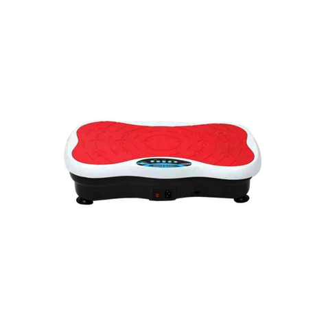 Fitness Body Vibration Plate - Vibro Shaper 53cm (Czerwony)