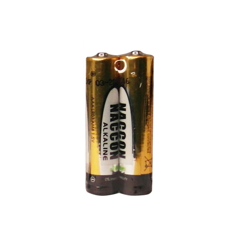 Naccon Bateria Alkaliczna Lr03 Aaa - 2 Opakowania