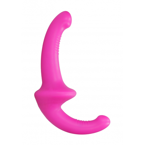 Strap On:Silicone Strapless Strapon - Pink