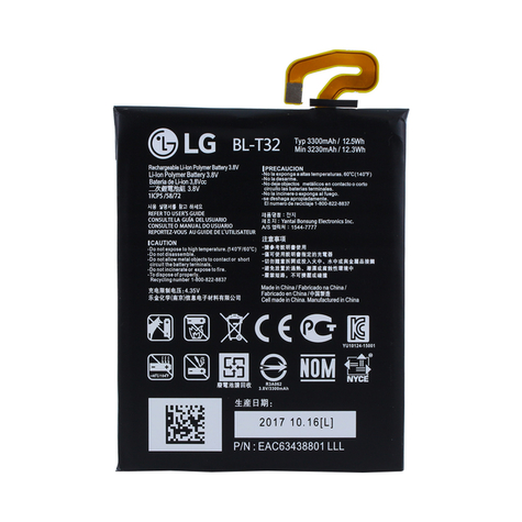Lg Electronics Bl-T32 Bateria Li-Ion Lg G6/G6+/H870/H871/H872 3300mah