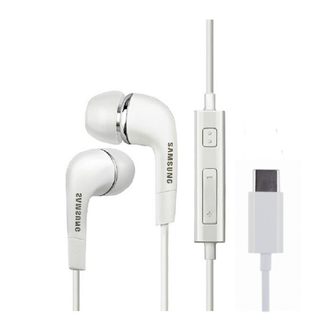 Zestaw Słuchawkowy Stereo Typ C Biały Samsung Ehs64avfwe