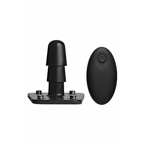 Vibrating Plug With Wireless Remote - Black