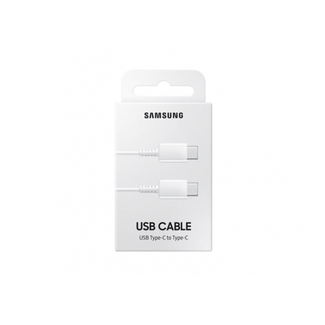 Samsung Usb Type-C To Usb Type-C Cable, 1 M, 60w, White