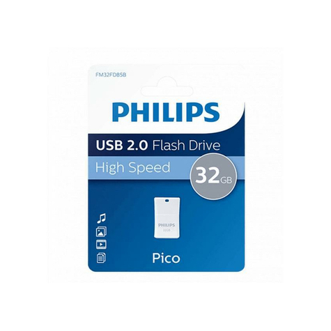 Pamięć Flash Usb Philips 32gb 2.0 Usb Drive Pico Fm32fd85b/00