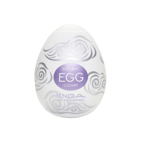 Tenga Egg Cloudy White/Chrom Os