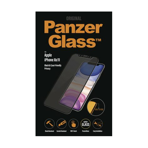 Panzerglass Apple Iphone Xr/Iphone 11 Case Friendly Edge-To-Edge, Czarny