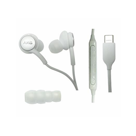 Samsung Original Akg In-Ear Type C Headset / Słuchawki Białe