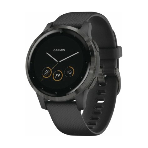 Garmin Vivoactive 4s Gps Fitness Smartwatch Czarny/Szary Płaski