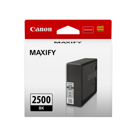 Canon Pgi-2500bk - Oryginalny - Tusz Pigmentowy - Czarny - Canon - Maxify Mb5350 Maxify Mb5150 Maxify Mb5455 Maxify Mb5450 Maxify Mb5050 Maxify Mb5155 Maxify Ib4050... 29,1 Ml