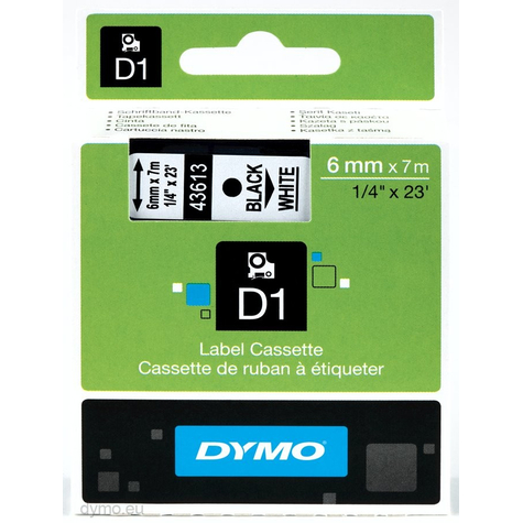 Dymo D1 - Label Tape - Self-Adhesive