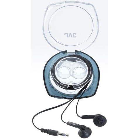 Jvc Ear Bud Headphone - Słuchawki - Douszne - Czarne - Przewodowe - Pałąk Na Ucho - 20 - 20000 Hz