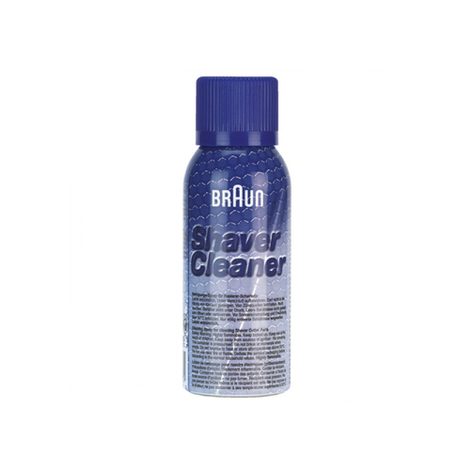 Braun Shaver Cleaner - Spray Czyszczący Do Golarki