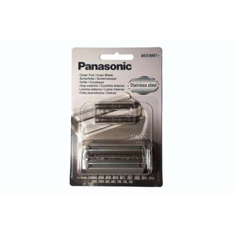 Panasonic Wes9007 - Stainless Steel - Stainless Steel - Es7027 - 7026 - 7017 - 7016 - 8068 - 8066 - 7006 - 7003 - 883 - 882 - 766 - 765 - 762 - 8017 - 8018 & 8026