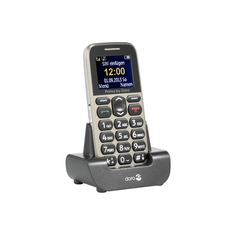 Doro Primo 215 - Pasek - Pojedyncza Karta Sim - 4,32 Cm (1,7 Cala) - Bluetooth - 1000 Mah - Beżowy