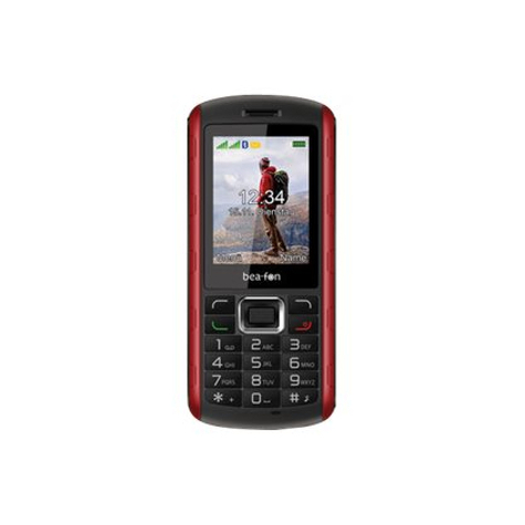 Bea-Fon Al560 - Bar - 6.1 Cm (2.4 Inches) - 1.3 Mp - Bluetooth - 1450 Mah - Black - Red